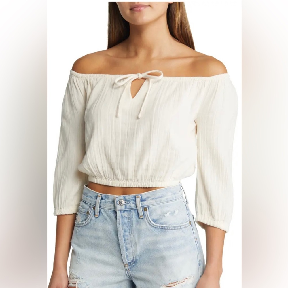 Sunny Crush Gauze Top- Roxy